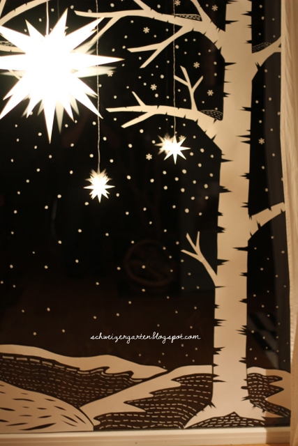 DIY LastMinuteAdventsfenster Ein Schweizer Garten Bloglovin’